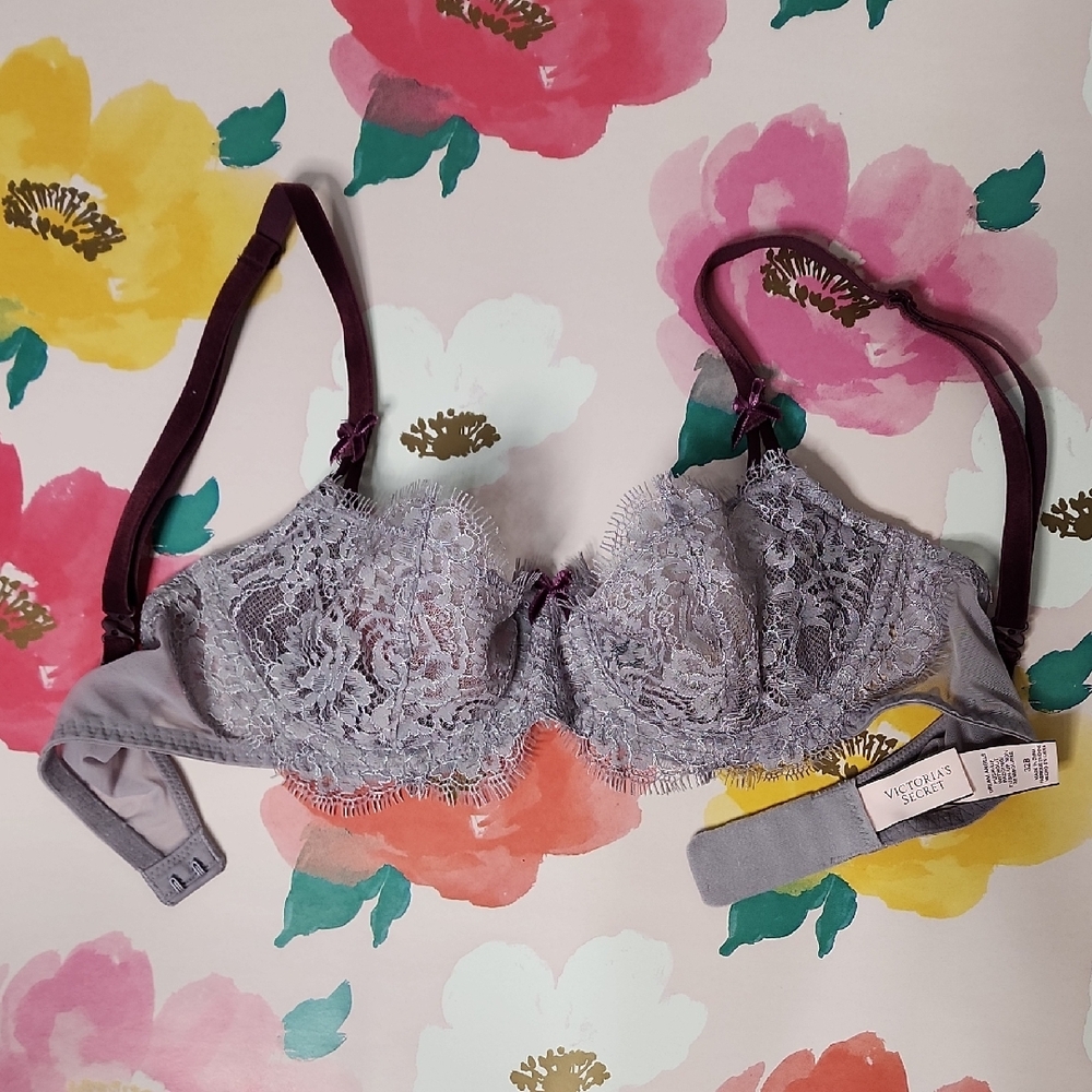 Victorias Aecret Dream Angels Unlined Purple Bra